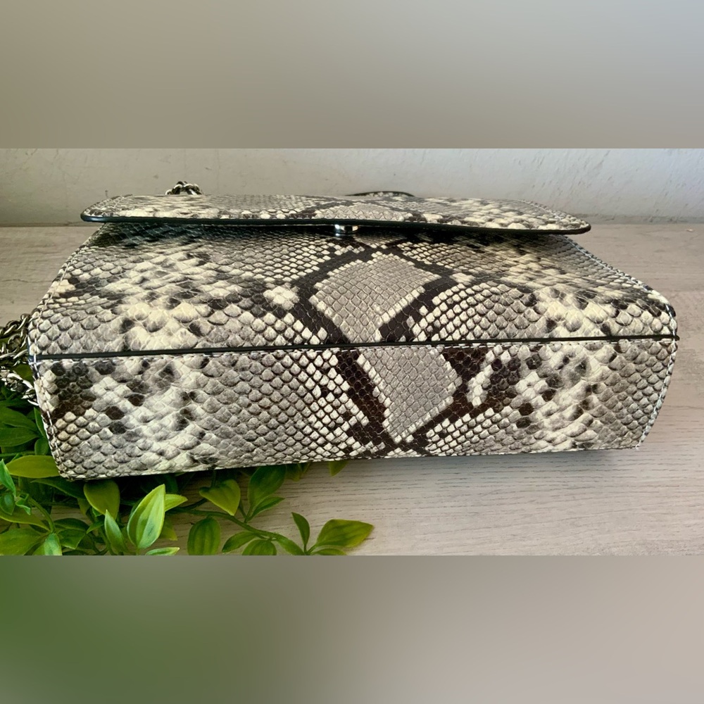 NWOT TORY BURCH FLEMING LARGE PYTHON PRINT CONVER… - image 6